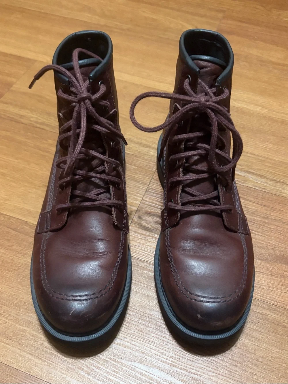 Sorel Mad Brick Six Waterproof Leather Boot Men's Dark Brown Size 8.5 VGUC